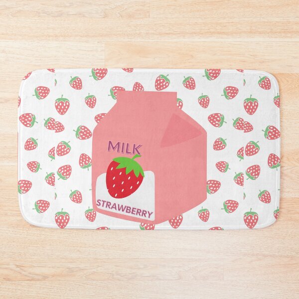 Item preview, japanese aesthetics kawaii strawberry milk shake designed and sold by H2O-Shop.