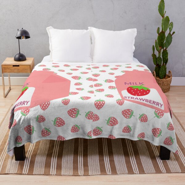 Item preview, japanese aesthetics kawaii strawberry milk shake designed and sold by H2O-Shop.