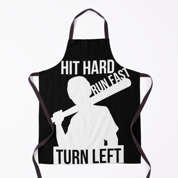 Item preview, Hit Hard Run Fast Turn Left Baseball Gift designed and sold by RanirO.