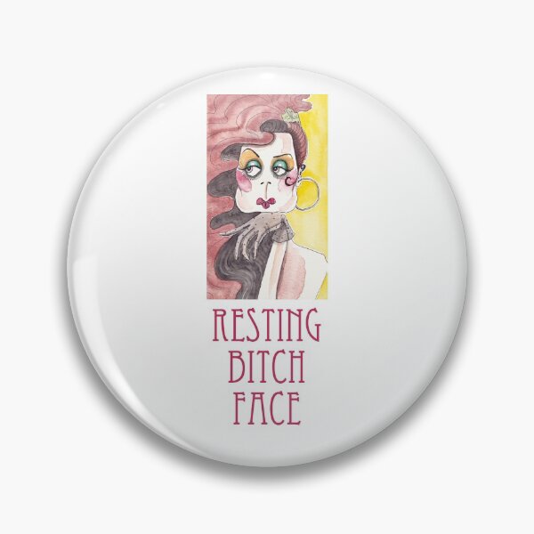 Item preview, Resting bitch face designed and sold by Isabel  Warrington.