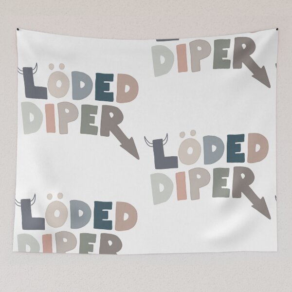 Item preview, Boho pastel colours boded diper designed and sold by juvenilepeace.