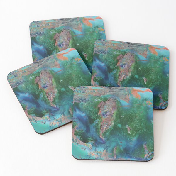Item preview, Abstract Nature Collage "Creating Space" designed and sold by funkgoddesign.
