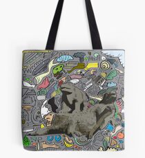 Random Dinosaurs Tote Bag