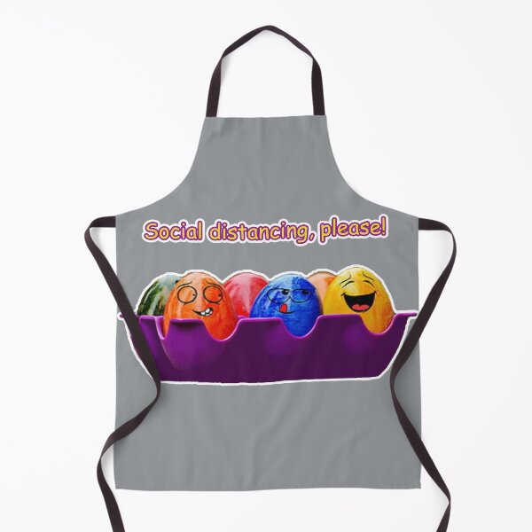 Item preview, Funny Colorful Social Distancing Please Eggs In Tray designed and sold by beaugence.