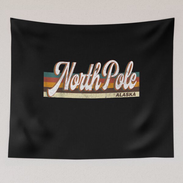 Item preview, North Pole Alaska Retro Vintage 70s 80s Distressed  designed and sold by manidala.