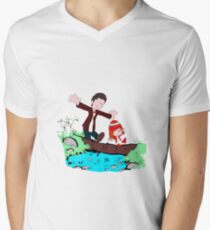 Amy & Doctor Men's V-Neck T-Shirt