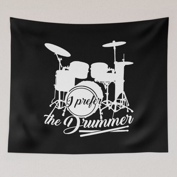 Item preview, I Prefer The Drummer designed and sold by MakeItTrend.