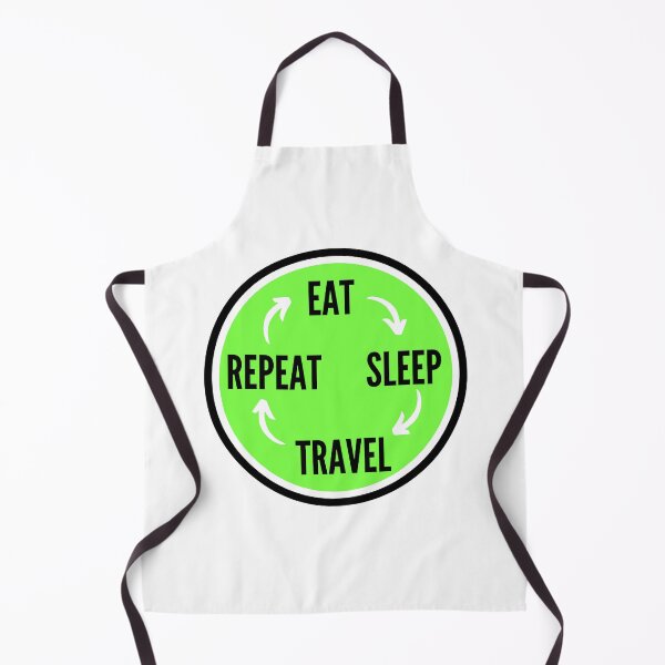 Item preview, Eat Sleep Travel Repeat designed and sold by NikitaAg.