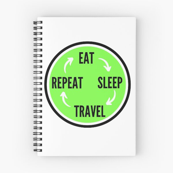 Item preview, Eat Sleep Travel Repeat designed and sold by NikitaAg.