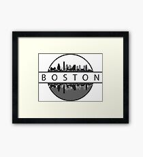 Boston Massachusetts Skyline Framed Print
