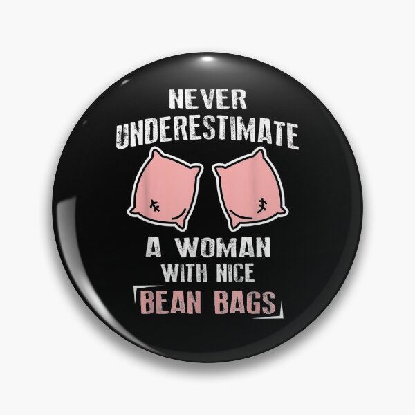 Item preview, Cornhole Never Underestimate A Woman With Bean Bag  designed and sold by manidala.