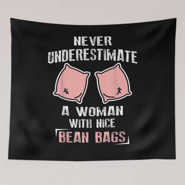 Item preview, Cornhole Never Underestimate A Woman With Bean Bag  designed and sold by manidala.