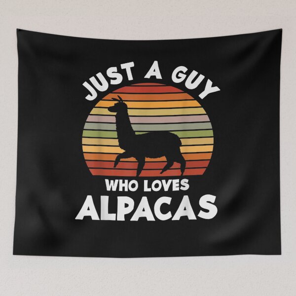 Item preview, Just A Guy Who Loves Alpacas Toddler Man Funny Alapaca  designed and sold by manidala.
