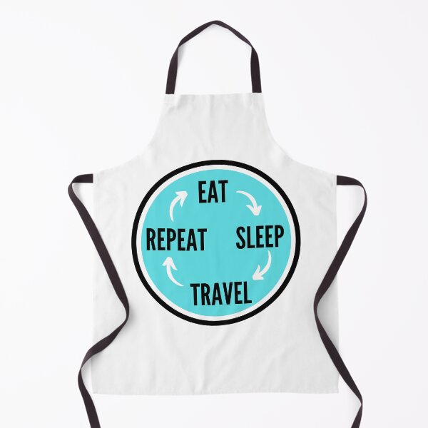 Item preview, Eat Sleep Travel Repeat- travel lover tee designed and sold by NikitaAg.
