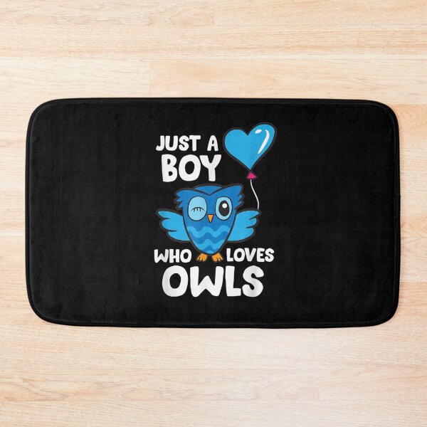 Item preview, Just A Boy Who Loves Owls  designed and sold by manidala.