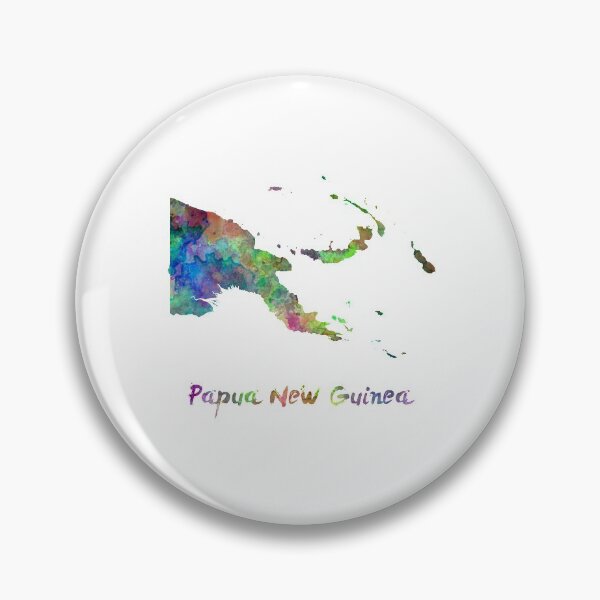 Item preview, Papua New Guinea in watercolor designed and sold by paulrommer.