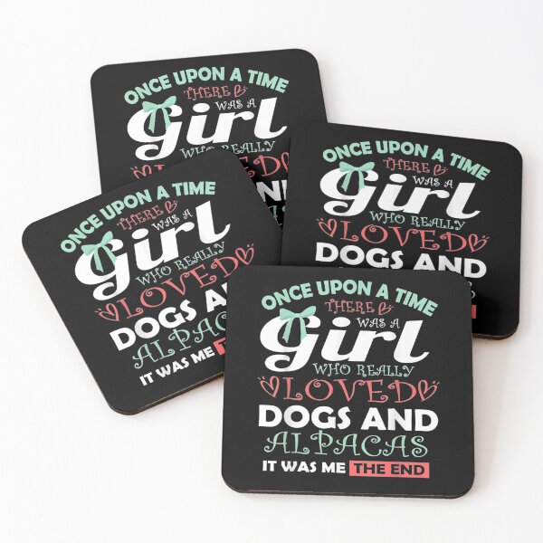 Item preview, Once Upon A Time There Was Girl Who Loved Alpacas And Dogs  designed and sold by manidala.