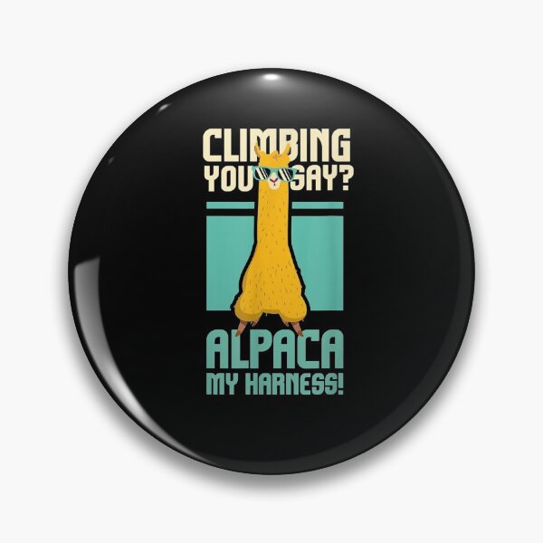Item preview, Climbing You Say Alpaca My Harness I Rock Climber  designed and sold by manidala.