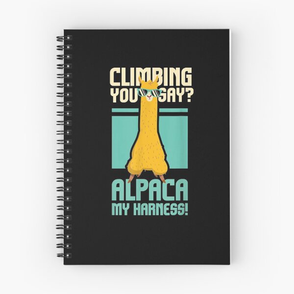 Item preview, Climbing You Say Alpaca My Harness I Rock Climber  designed and sold by manidala.