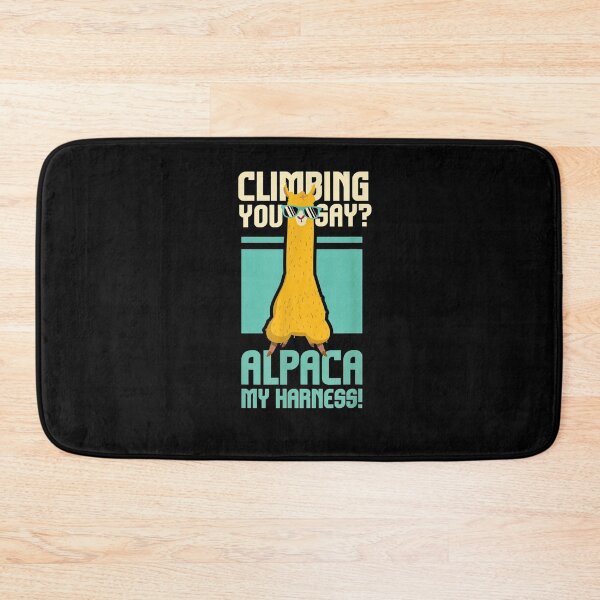 Item preview, Climbing You Say Alpaca My Harness I Rock Climber  designed and sold by manidala.
