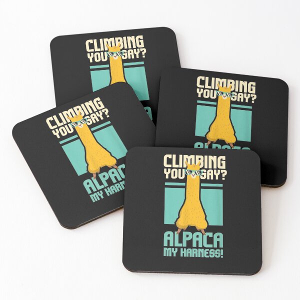 Item preview, Climbing You Say Alpaca My Harness I Rock Climber  designed and sold by manidala.