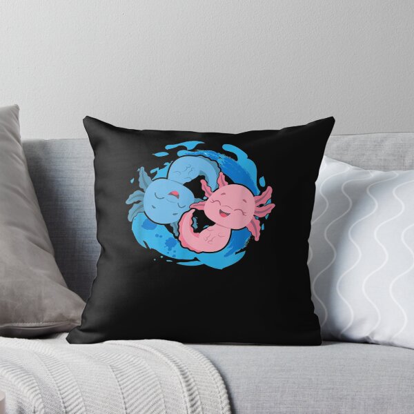 Item preview, Axolotl Yin Yang Axolotls  designed and sold by manidala.