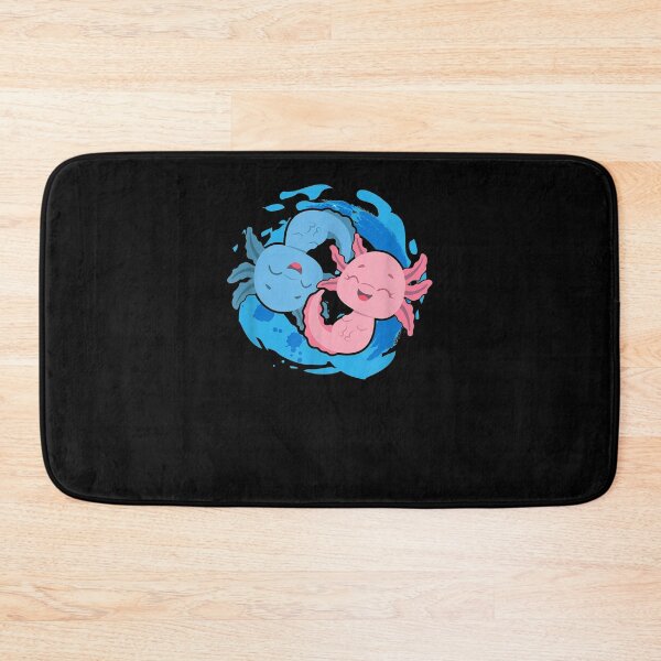 Item preview, Axolotl Yin Yang Axolotls  designed and sold by manidala.
