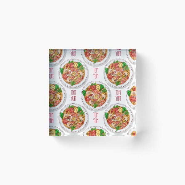 Item preview, Tom Yum Kung Thai Popular Dishes Drawing Design  designed and sold by Wisit Thongngam.