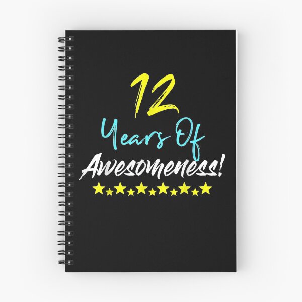 Item preview, 12 Years Of Awesomeness Funny 12th Birthday Gift  designed and sold by manidala.