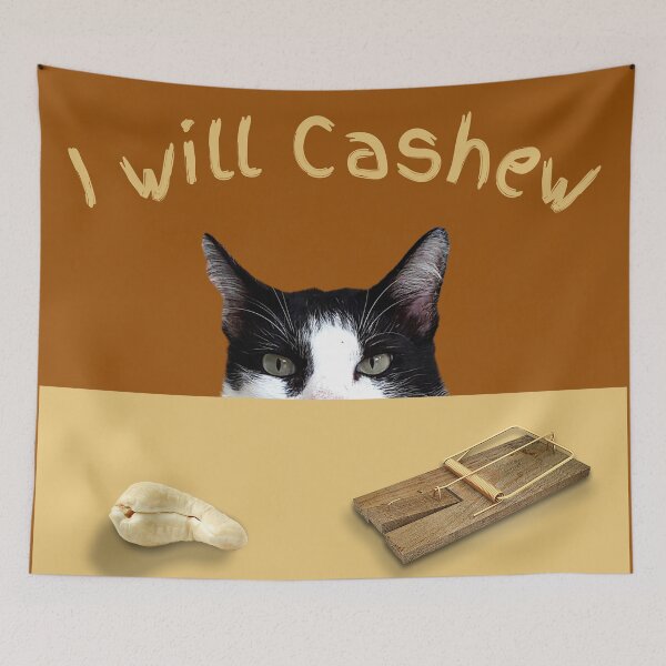 Item preview, I Will Cashew (Tuxedo Kitty) designed and sold by leBoosh-Designs.