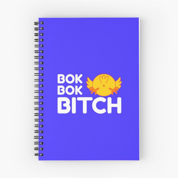 Item preview, Bok Bok Bitch -Crazy Rich Asians Design in White on Blue- because Chickens are Bitches! designed and sold by katiekendall.