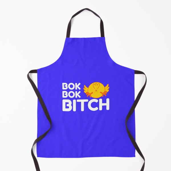 Item preview, Bok Bok Bitch -Crazy Rich Asians Design in White on Blue- because Chickens are Bitches! designed and sold by katiekendall.