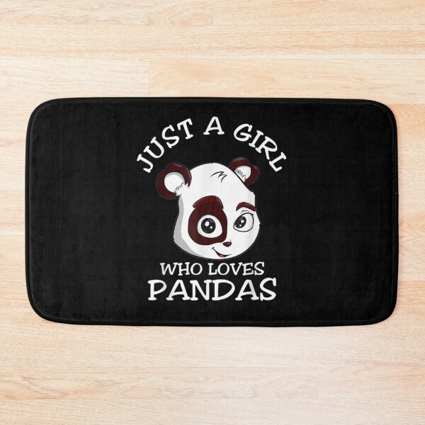 Item preview, Just A Girl Who Loves Pandas  designed and sold by manidala.