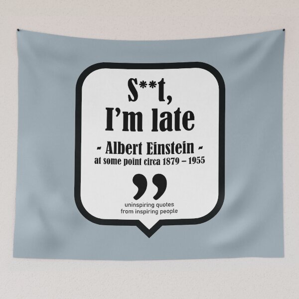 Item preview, Uninspiring Quotes from Inspiring People - Einstein designed and sold by artColourized.