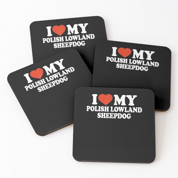 Item preview, I Love My Polish Lowland Sheepdog Pls Dog Lover  designed and sold by manidala.