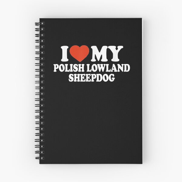 Item preview, I Love My Polish Lowland Sheepdog Pls Dog Lover  designed and sold by manidala.