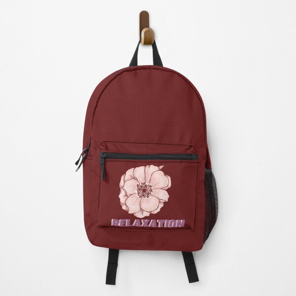 Item preview, watercolor Pink Flower with Relaxtion Quote designed and sold by EH World | Store.