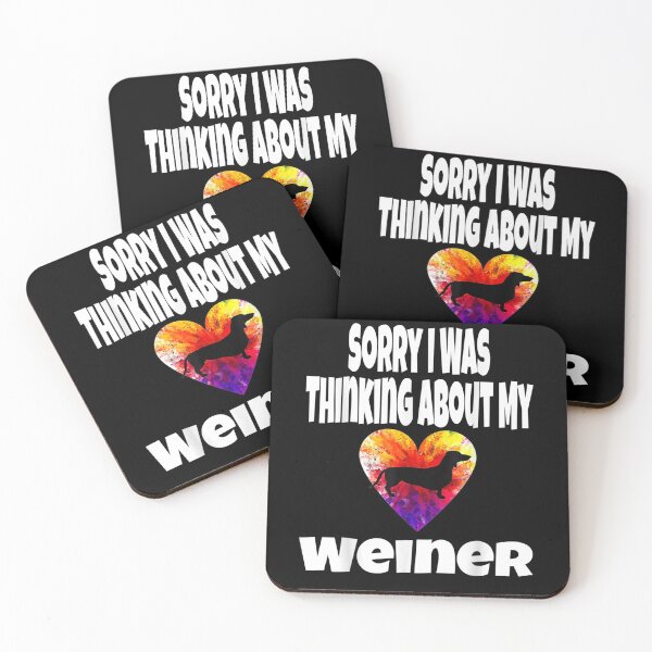 Item preview, Funny Sorry I Was Thinking About My Weiner Dog Lover Owner  designed and sold by manidala.
