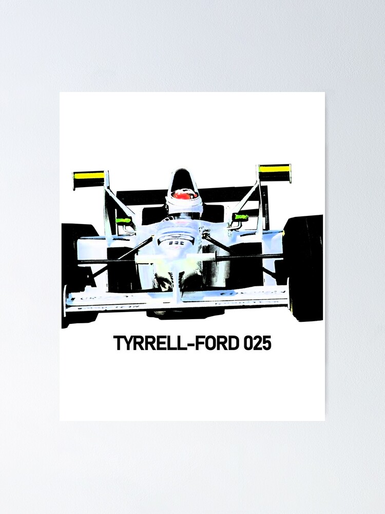Tyrrell 025 Poster By Frenksinc Redbubble