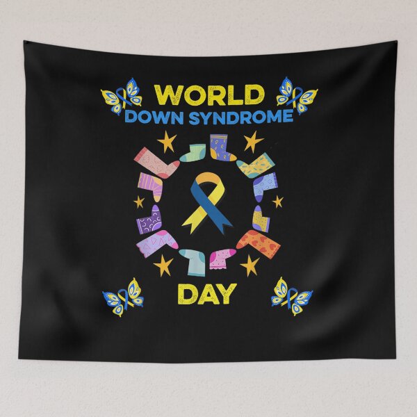 Item preview, World Down Syndrome Day Awareness Socks Down Right Kids 3 21  designed and sold by manidala.