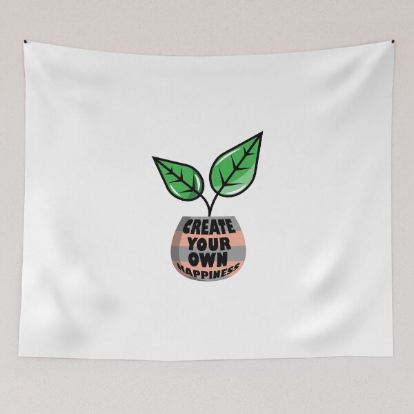 Item preview, Create Your Own Happiness  designed and sold by VikiQuick.