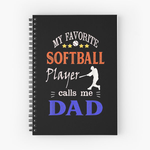 Item preview, My Favorite Softball Player Calls Me Dad  designed and sold by manidala.