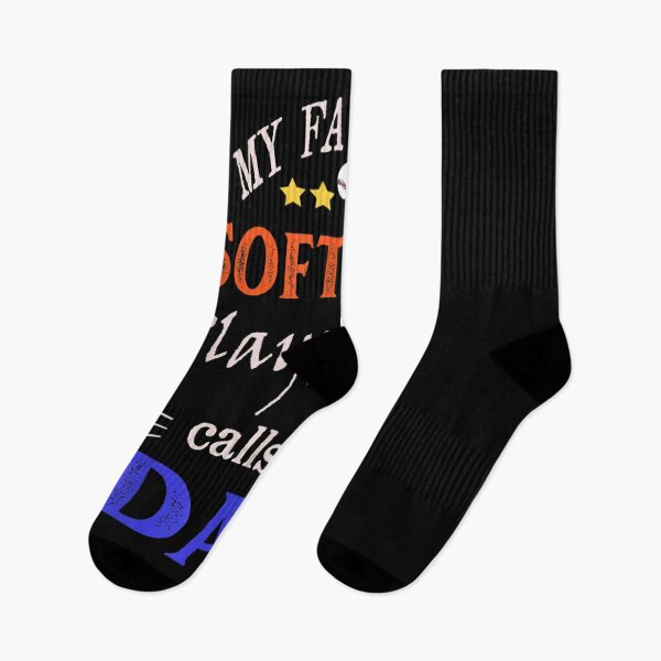 Item preview, My Favorite Softball Player Calls Me Dad  designed and sold by manidala.