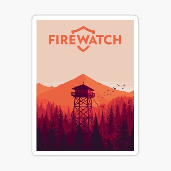 firewatch game logo sticker