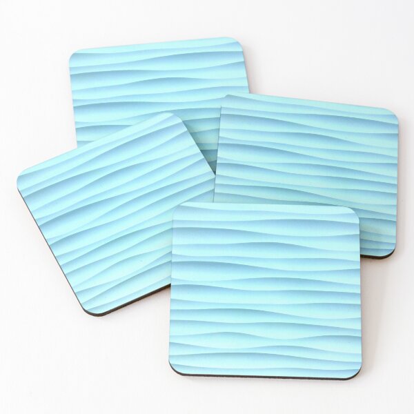 Item preview, Striped azure blue color designed and sold by Fortysious45.