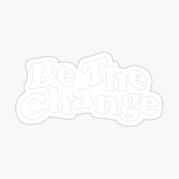 Gorillaz m-erch être le changement Sticker