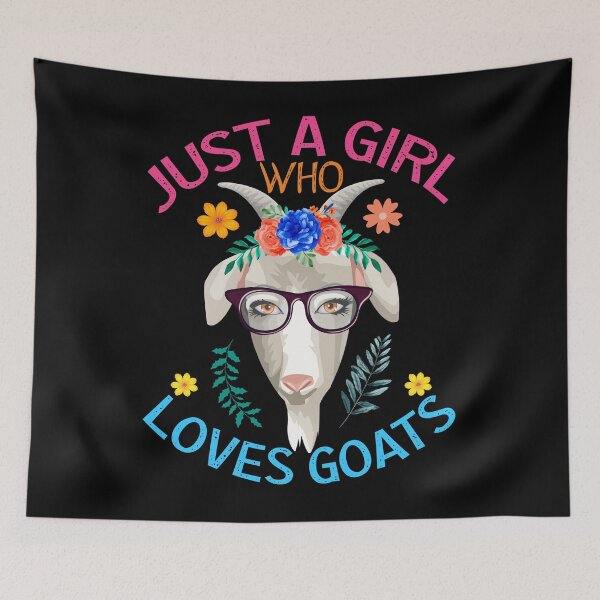 Item preview, Just A Girl Who Loves Goats,Cool design  designed and sold by MoSaid.