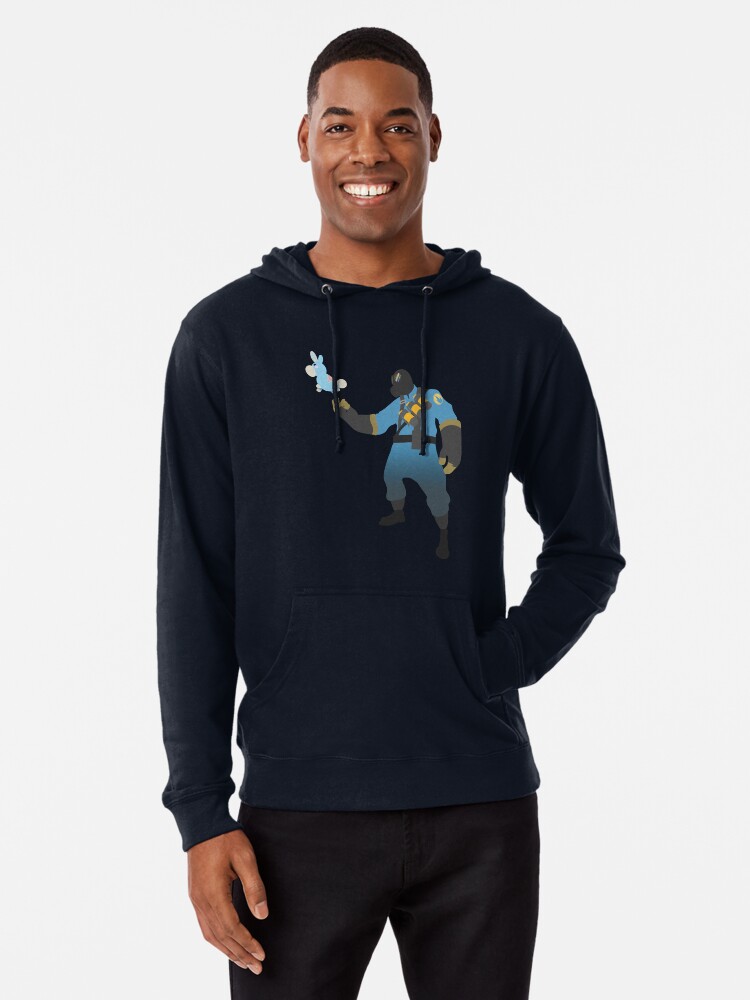 TF2 BLU Pyro Pyrovision Lightweight Hoodie