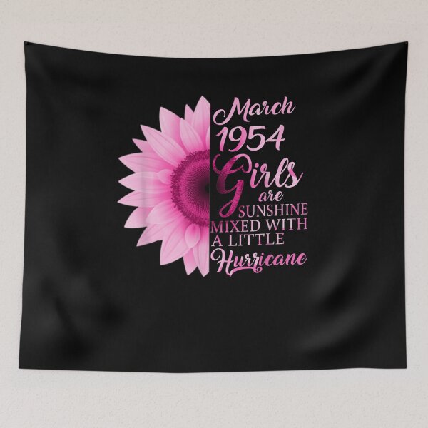 Item preview, March Girl 1954 T 67 Years Old 67th Birthday Gift  designed and sold by manidala.