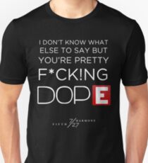Camiseta unisex QUINTA ARMONÍA LETRAS # 4 - Dope